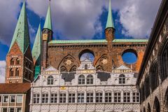 Rathaus und Marienkirche - Lübeck