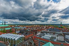 Rathaus und Markt von Lübeck