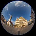 Rathaus und Perlachturm in Augsburg