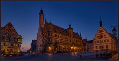 Rathaus und Rathausplatz Rothenburg o.d.T.