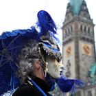 Rathaus unter Masken