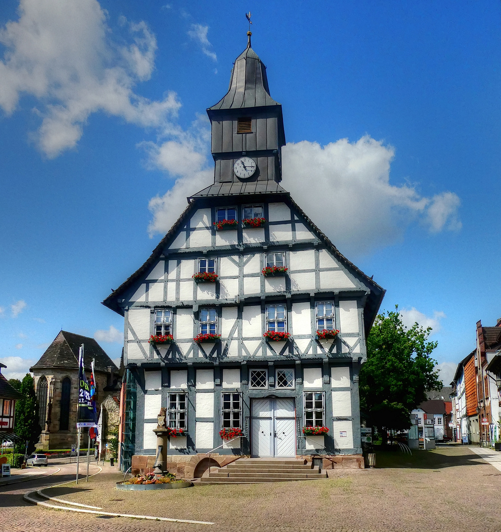 Rathaus Uslar - muss ich immer fotografieren. :-)