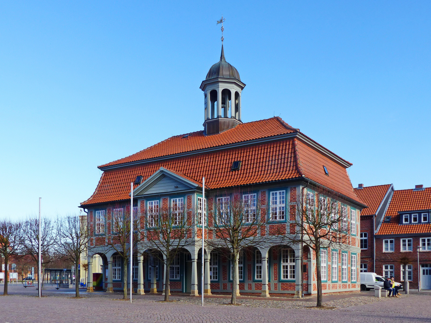 Rathaus von Boizenburg im Original