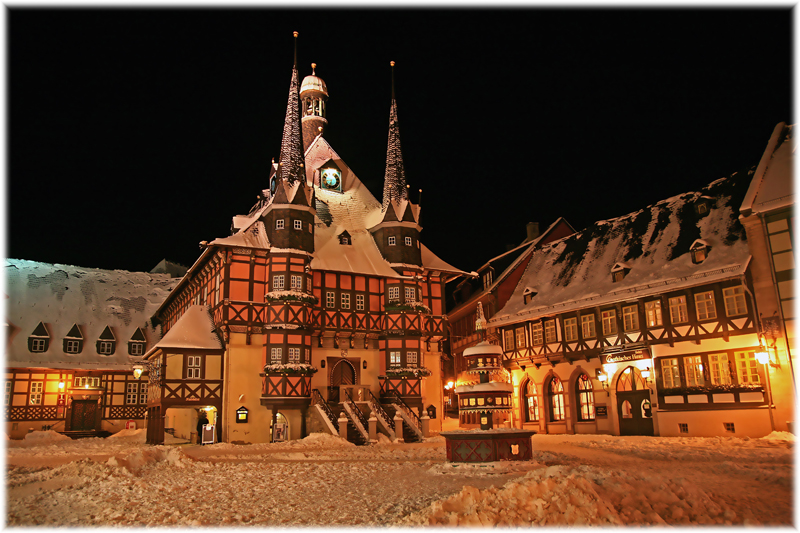 Rathaus von Wernigerode ( Harz )