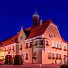 Rathaus Waldmünchen zur blauen Stunde