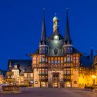 Rathaus Wernigerode zur blauen Stunde 2