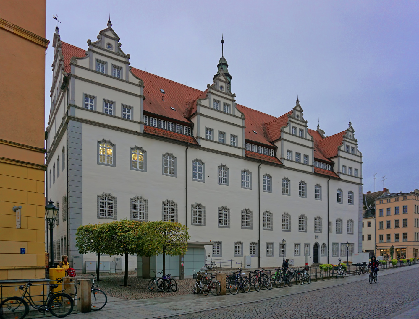 Rathaus Wittenberg Rückseite Foto & Bild altstadt, fassaden