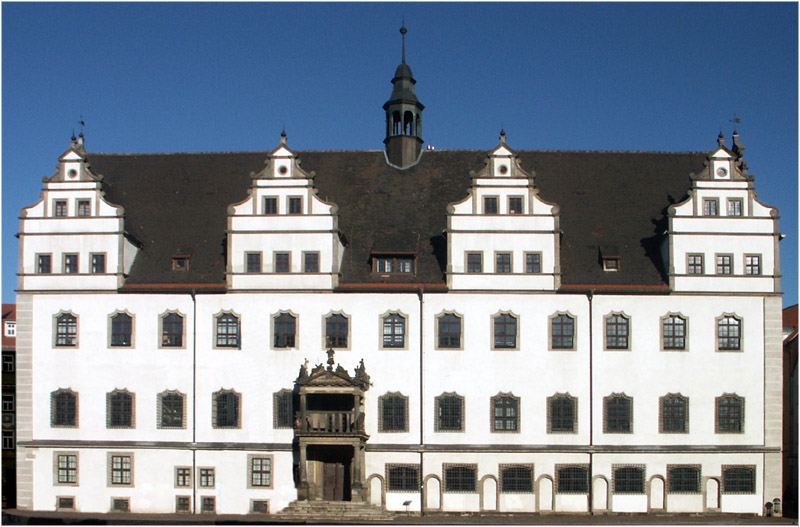 Rathaus zu Lutherstadt Wittenberg (bearbeitet)