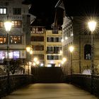 Rathausbrücke bei Nacht