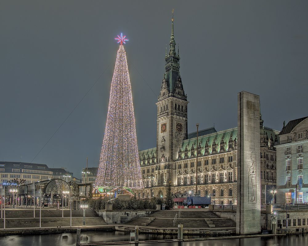 Rathausmarkt Foto & Bild hamburg, weihnachtsmarkt, architektur Bilder