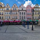 Rathausmarkt Hirschberg, Polen (2)