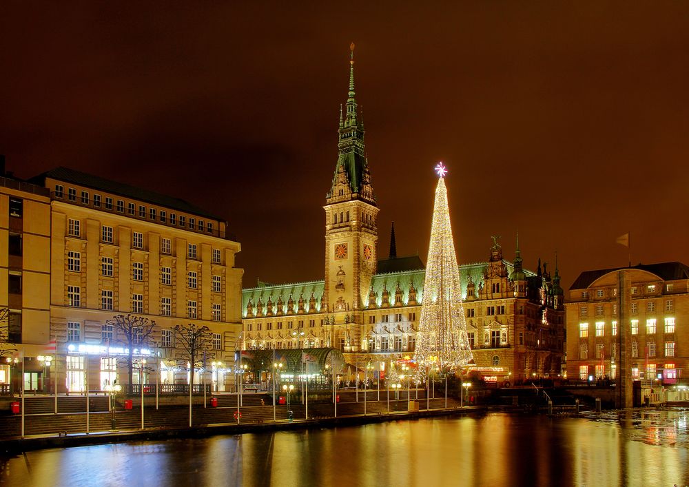 Rathausmarkt im Dezember