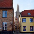 Rathausmarkt mit Blick auf den Dom zu Schleswig