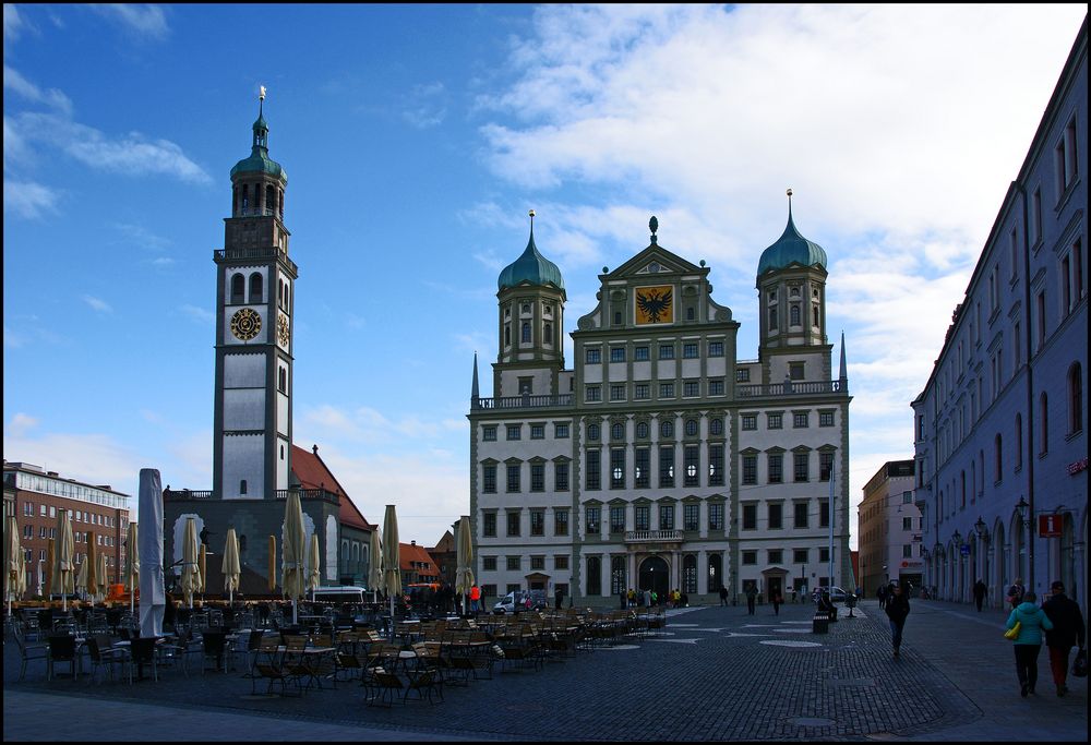 Rathausplatz Augsburg Foto Bild deutschland europe Rathausplatz Augsburg Foto Bild deutschland europe