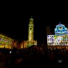 Rathausplatz beleuchtet