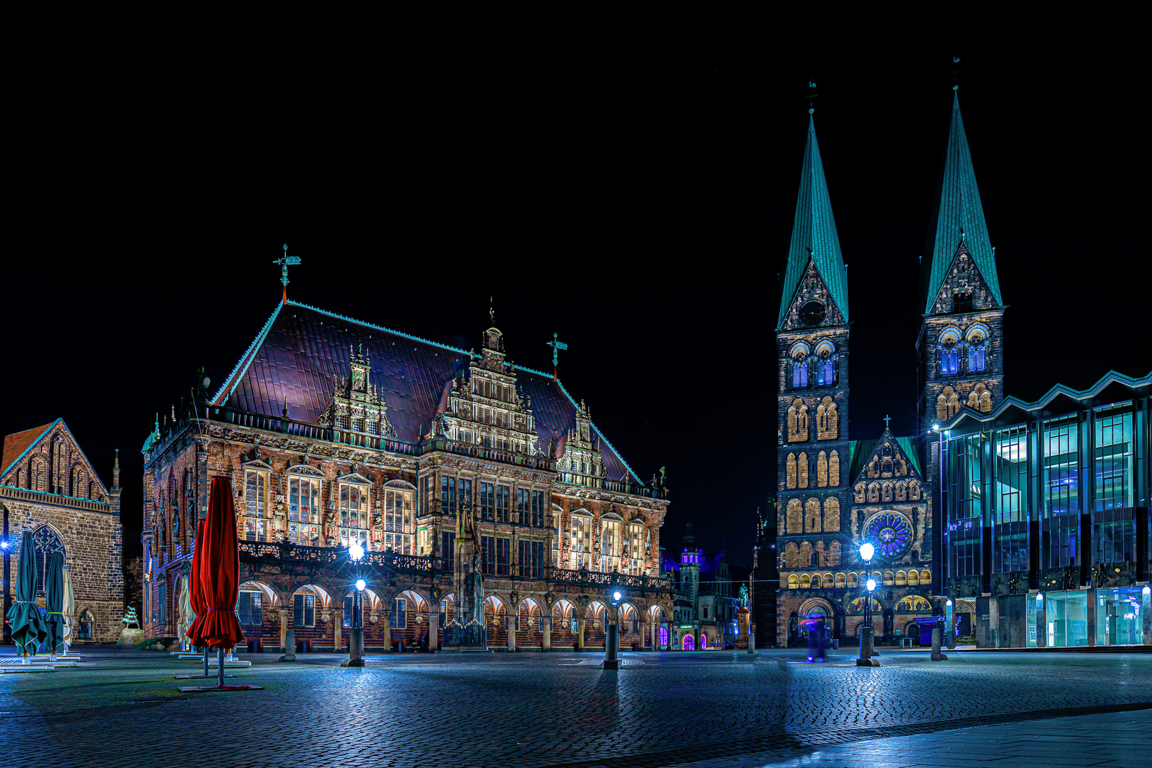 Rathausplatz in Bremen