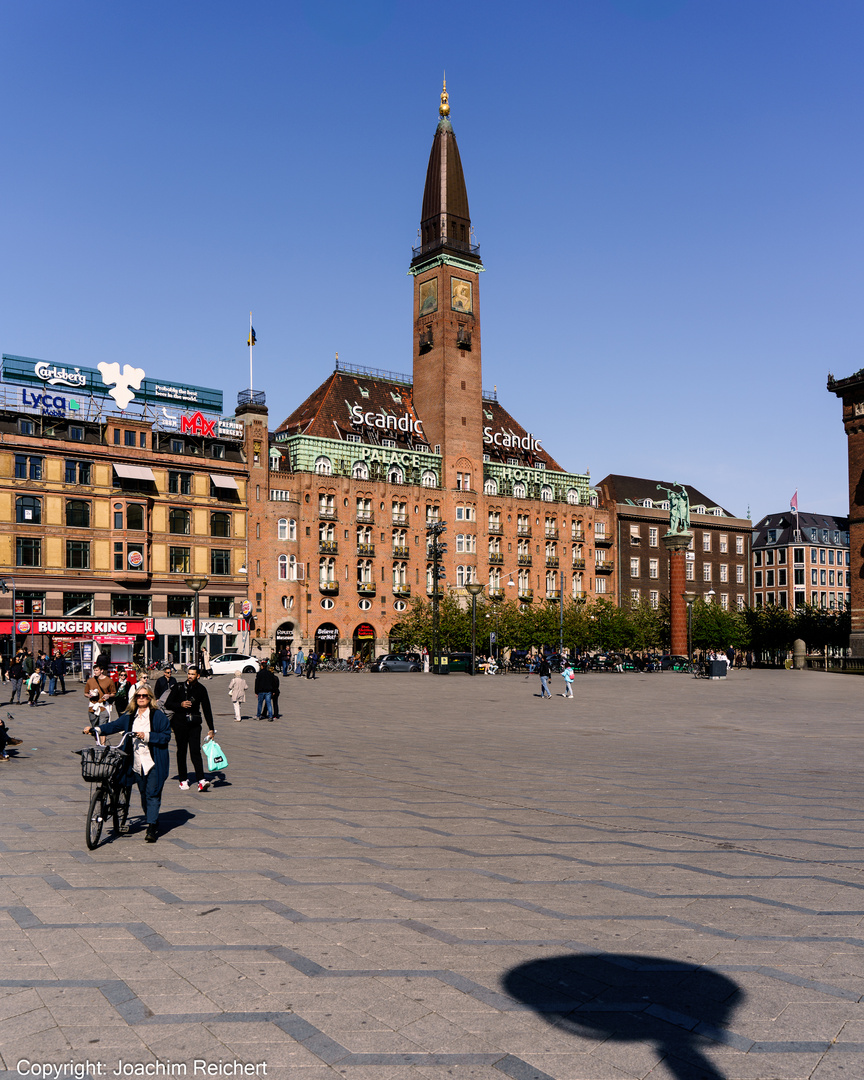 Rathausplatz in Kopenhagen
