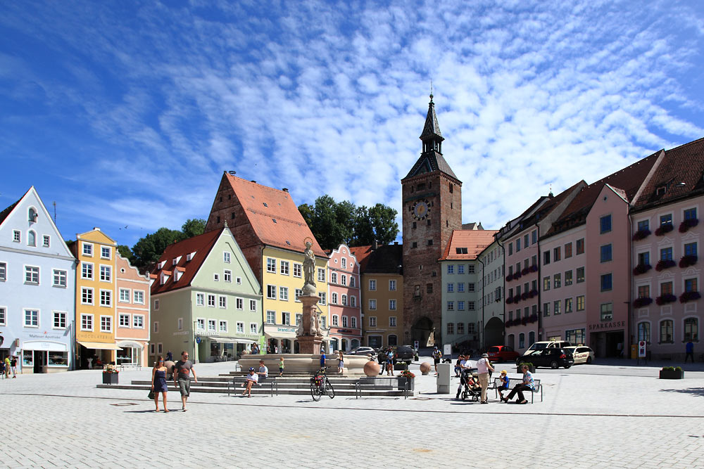 Rathausplatz in Landsberg