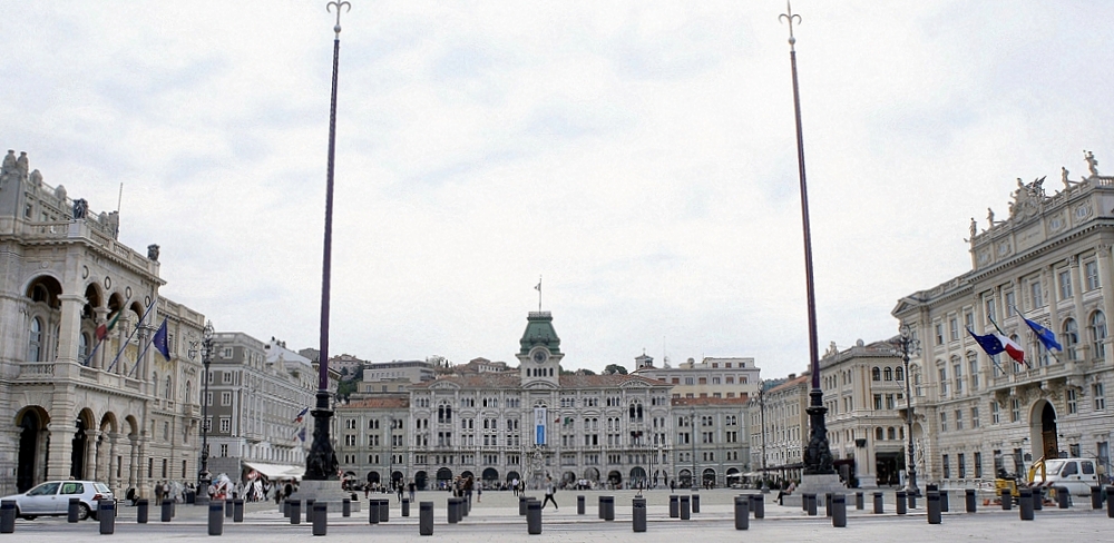 Rathausplatz in Triest