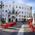 Rathausplatz Rota, Andalusien ( Panorama 180° )