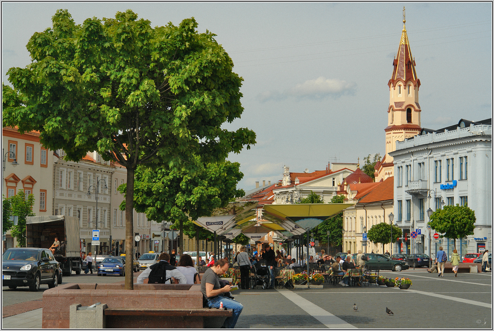 Rathausplatz Vilnius Mai 2009