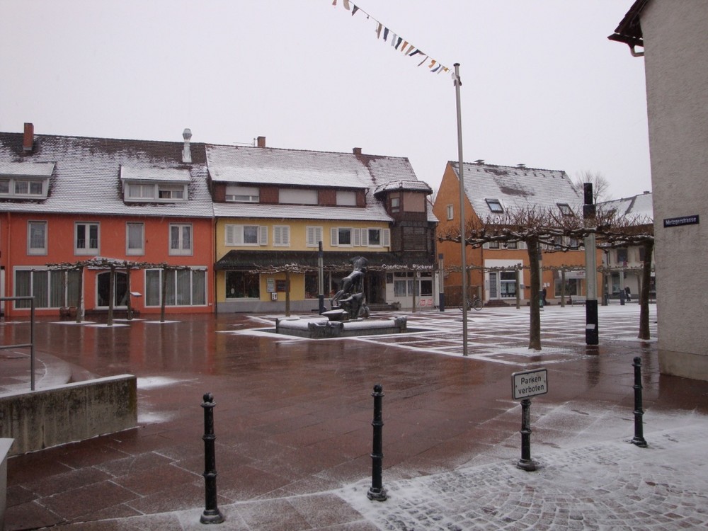 Rathausplatz von Neuenburg am Rhein