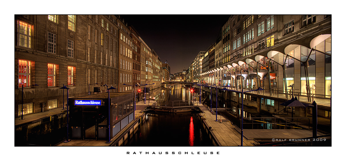 Rathausschleuse Hamburg