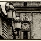 Rathausturm (Ausschnitt) in Aix en Provence, Frankreich