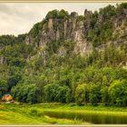 Rathen an der Elbe Sächsische Schweiz Aussichtspunkt Bastei HDR 2020-07-24 004 ©