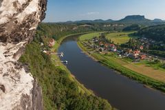 Rathen und die Elbe