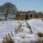 Ratten Clough farm barn ruins