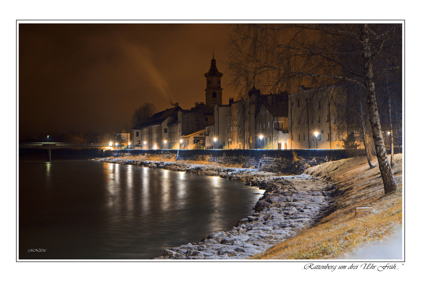 Rattenberg bei Nacht