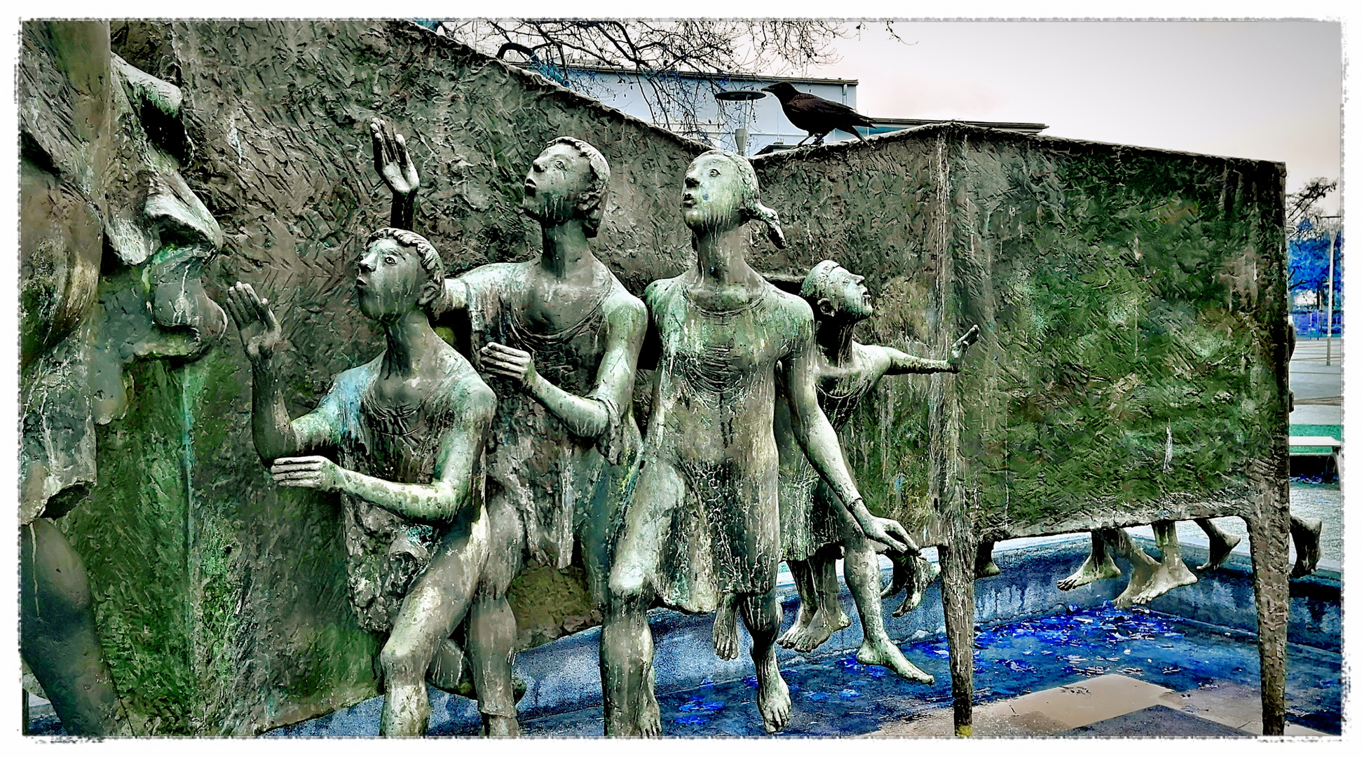 Rattenfängerbrunnen am Rathaus Hameln