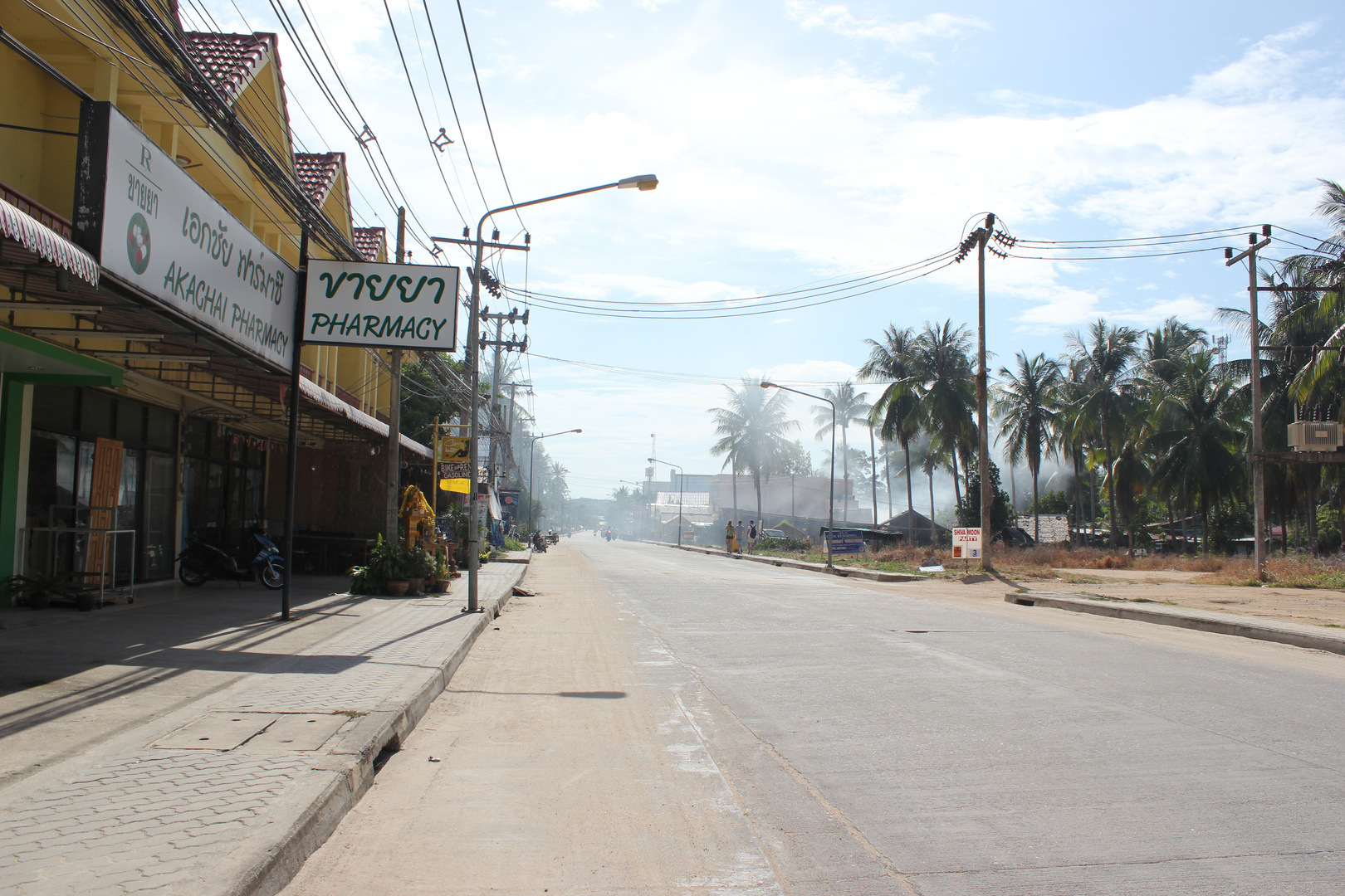 Rauch auf Koh Pha-ngan