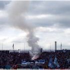 Rauchbombe im Grünwalderstadion