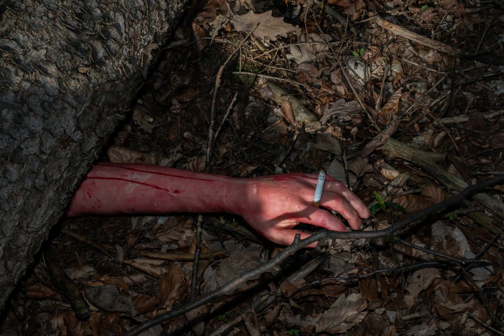 Rauchen im Wald ist gefährlich 