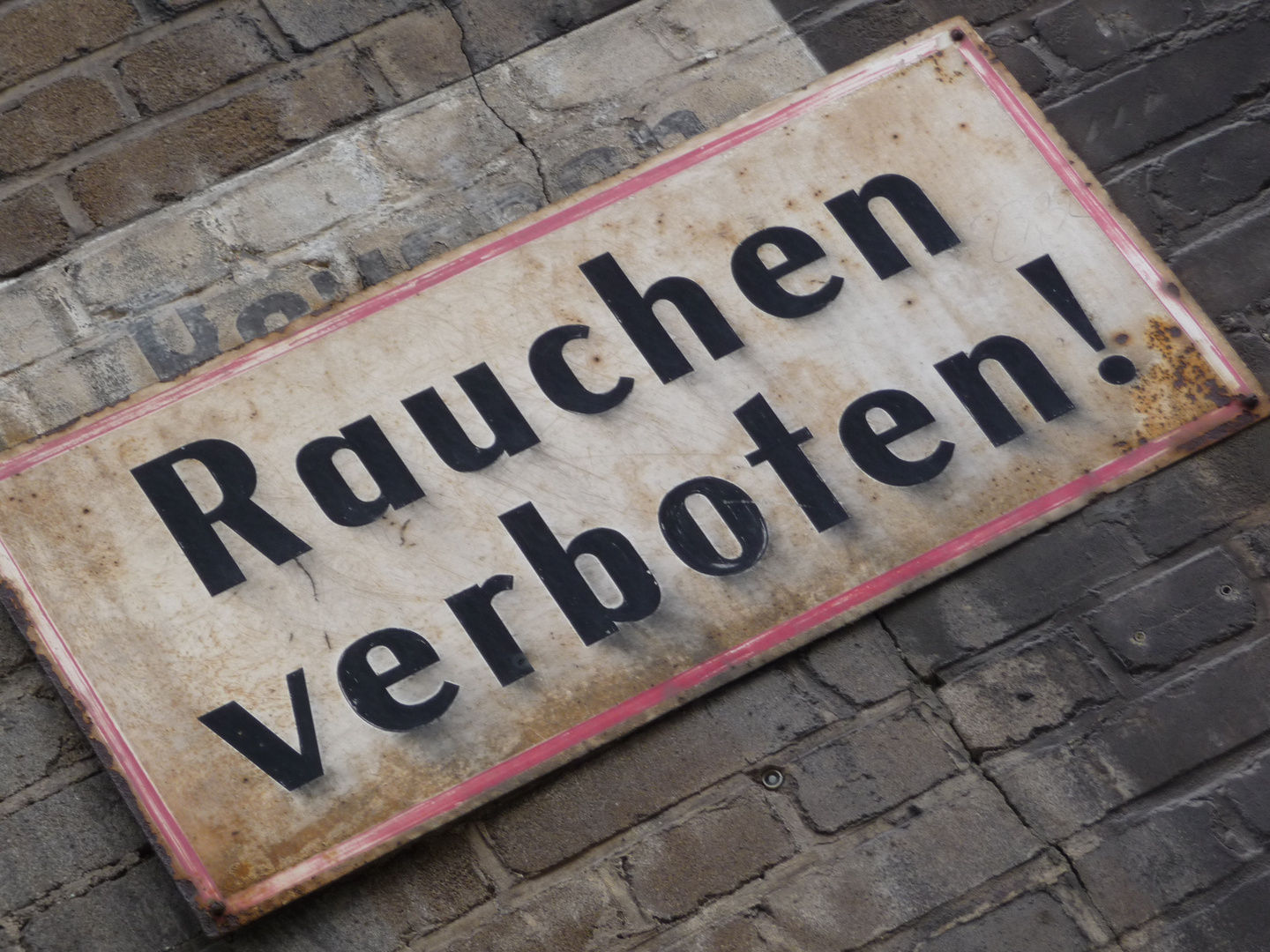 Rauchen verboten!