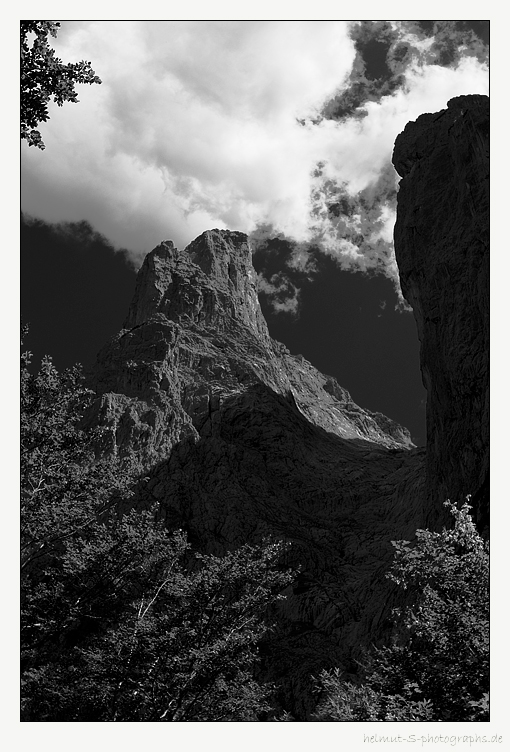 rauchende Berge