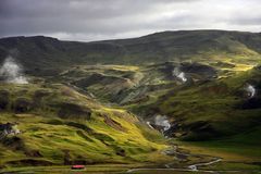 Rauchende Berge bei Hveragerði