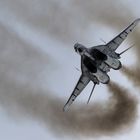 Rauchende MiG