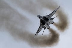Rauchende MiG