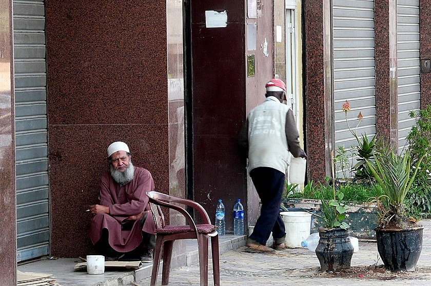 Raucher in Marrakesch