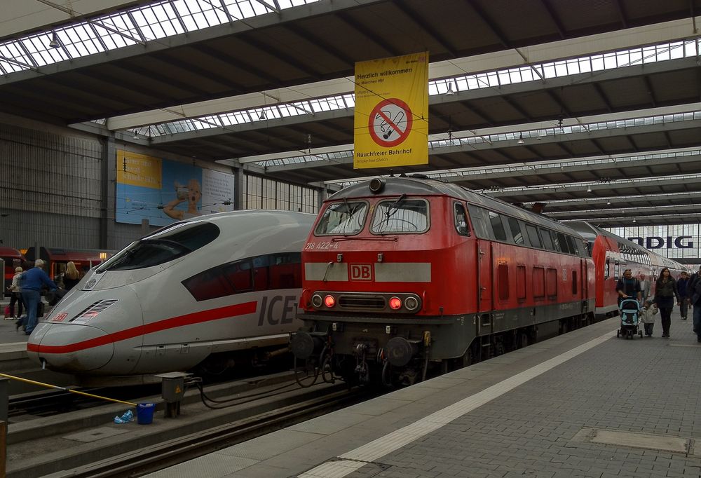 Rauchfreier Bahnhof ...