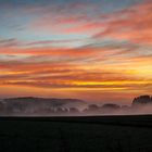 Rauchiger Sonnenaufgang