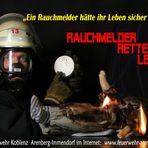 Rauchmelder retten Leben.....