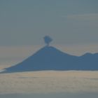 Rauchwolke eines Vulkans