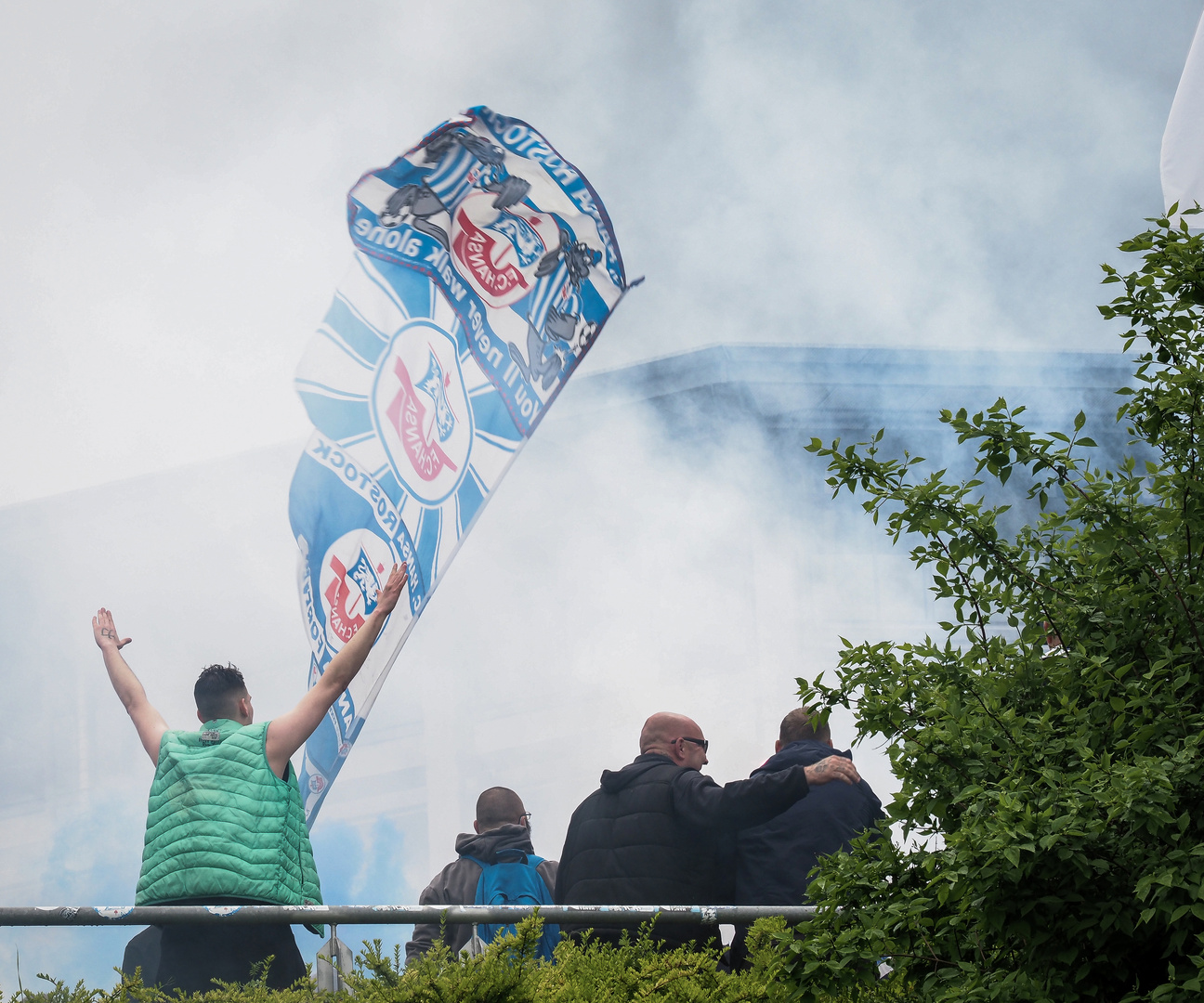 Rauchzeichen für FC Hansa Rostock - Aufstieg in die 2. Bundesliga perfekt