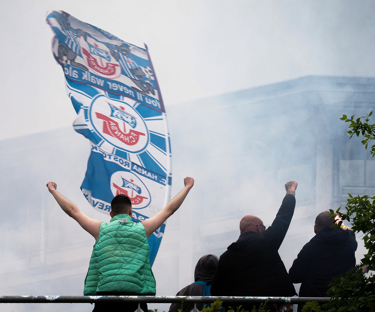 Rauchzeichen für FC Hansa Rostock - Aufstieg in die 2. Bundesliga perfekt