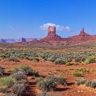 Rauchzeichen über Monument-Valley