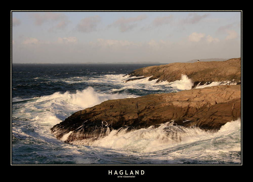 Raue Küste in Hagland/Norwegen